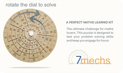 Image of 7Mechs Enigma S50 Brain Teaser Educational Maths Puzzle 3D Puzzle - Kids (S50)