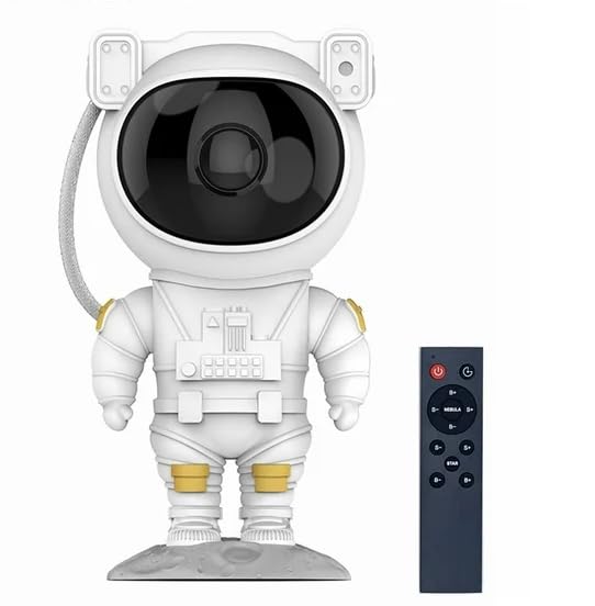 MAGA ZONE Astronaut Star Projector Kids Night Light with Timer, Remote Control, and 360° Adjustable Design - Galaxy Nebula LED Light Ceiling Projector for Bedroom and Home (ELT-07)