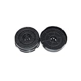AllSpares Aktivkohlefilter geeignet für 752620 / DHZ2600, Type 58 / AKB000(/1) / 484000008782, Samsung MA-CF102, Turboair Respekta Airforce Elica CFC0038000 (2St.)