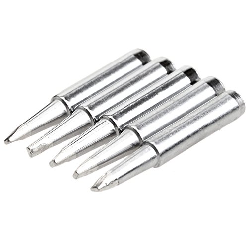 Image of Soldering Iron Tips, 5pcs 900M-T-2.4D Soldering Iron Tips Compatible with Hakko, Radio Shack, Atten, Quick Soldering Station 936 /937 /938 /942 /951 /BK8586 /907