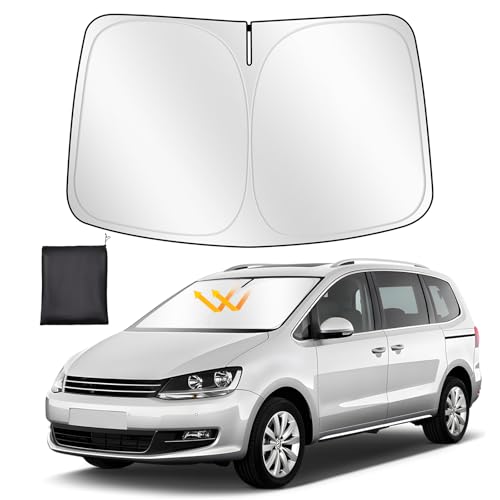 【Design su misura】Il parasole è perfettamente adattato per VW Sharan 2010, 2011, 2012, 2013, 2014, 2015, 2016, 2017, 2018, 2019, 2020. Questi parasole coprono in modo affidabile e duraturo l'intero parabrezza. Proteggi la tua auto dai raggi solari e dai danni del calore e mantieni l'interno dell'auto fresco
