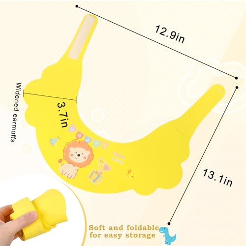 Image of Kids Waterproof Shower Cap - Adjustable Baby Bathing Hat EVA Soft Comfortable Shampoo Shield for Toddlers Infants Boys Girls 0-12 Years