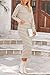 PRETTYGARDEN 2 Piece Skirts Sets For Women Fall Fashion 2025 Striped Sweater Dress Knit Lounge Travel Outfits Winter Clothing (Apricot Stripe,Medium)
