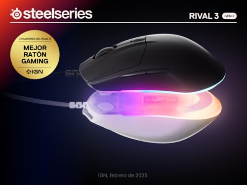 SteelSeries Rival 3 Gen 2 Gaming Mouse - White - image 7