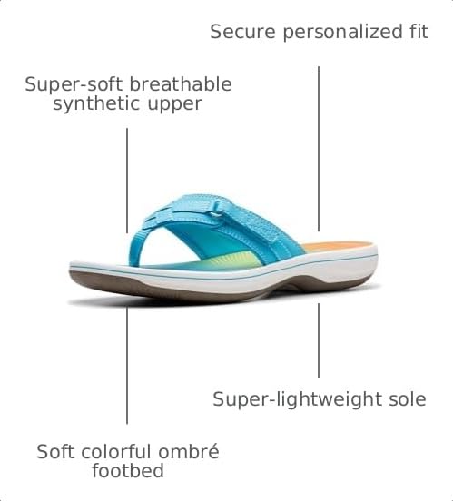 Image of Clarks Women's Breeze Sea Flip-Flop