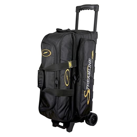 Storm Streamline 3 Ball Roller Bowling Bag Black