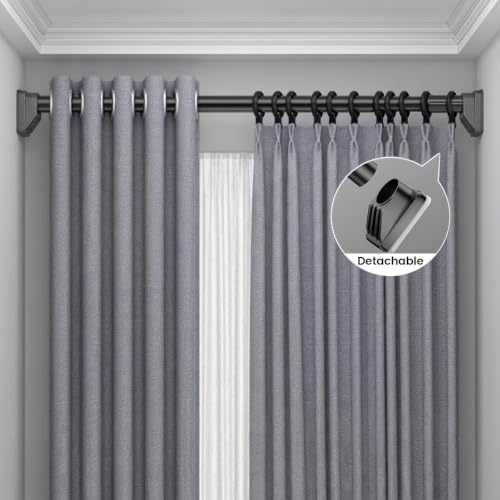 Barre de douche télescopique extensible en acier inoxydable de 40 à 55 cm - 5
