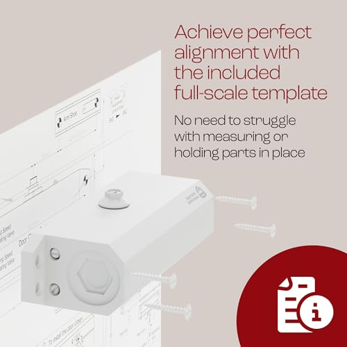 PrimeWare DC-300 Adjustable Automatic Door Closers for Home | Soft Close, No Slam | Residential and Commercial Door Closer | Level 3 | for Doors Weighing 90-140 lbs | Hydraulic Door Spring - White by PrimeWare - Used condition - Image 7