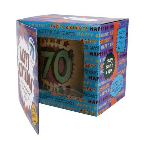 Taza para café multicolor Enesco 16 onzas miniatura 3