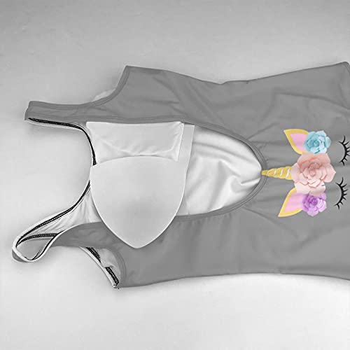 C-shop Unicorns Bloem Regenboog Eendelig Badpak Vrouwen Eendelig Badpak Watersportkleding - Image 6
