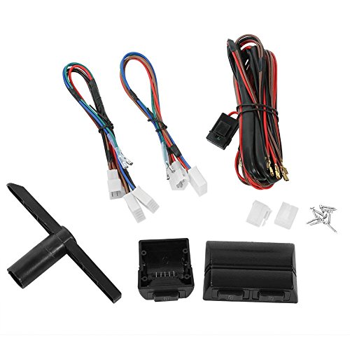 Kit conversion régulateur vitre électrique 12V avec interrupteurs complets pour 2 portes