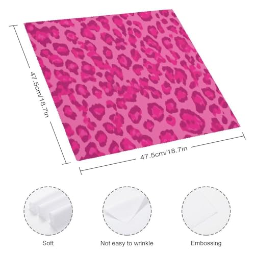 Servilletas de Tela Cuadradas Pack 6 Floral Blanco miniatura 2