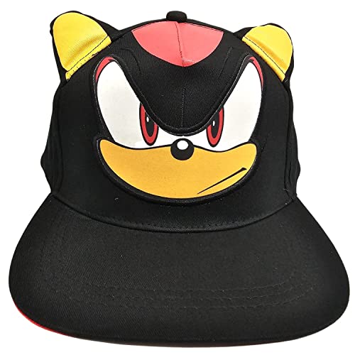 Accessory Innovations Sonic The Hedgehog Blue Face Hip-Hop Baseball Cap- Shadow