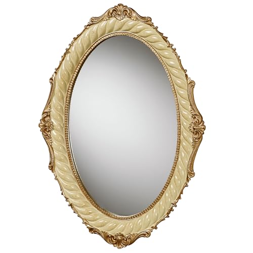 Genevia Oval Hand Finished Mirror
