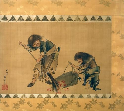 Cuadro en lienzo Hokusai decoración de pared para oficinas y despachos elegantes 60x90cm