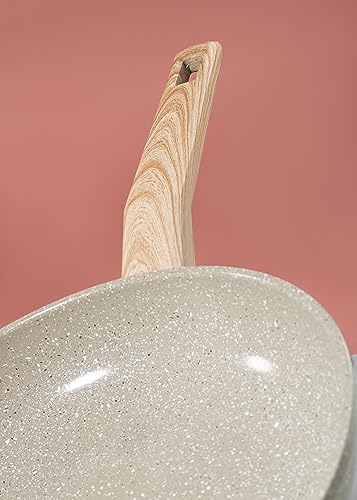 Frigideira 22cm Cerâmica Marble Edition Cinza Dust Oster