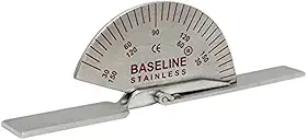 Linha de base 12-1015 Dedo Goni?metro, Metal, Pequeno, 3,5"