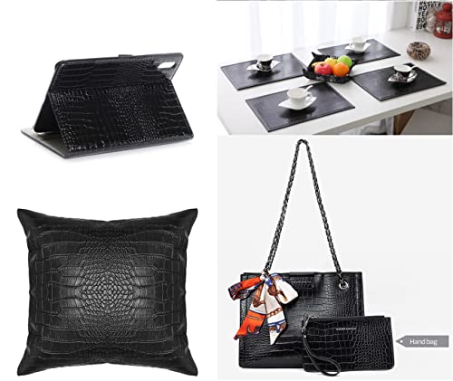 Luxurious Faux Alligator Leather Fabric - Durable Crocodile Skin Look for Stylish Upholstery and Accessories 7 Luxurious Faux Alligator Leather Fabric - Durable Crocodile Skin Look for Stylish Upholstery and Accessories - Image 6