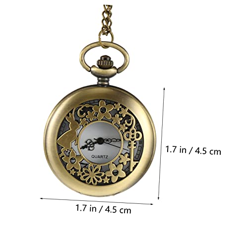 PACKOVE 1 Unidade relógio de bolso colar de homem relógios de bolso antigos colar medalhão relógio d