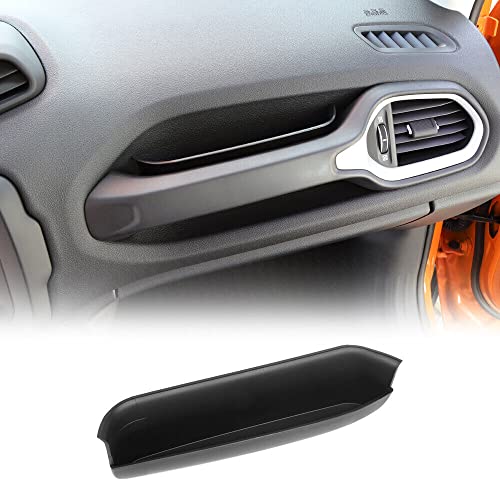 CKPEOR GrabTray Beifahrerablage Organizer Haltegriff Aufbewahrungsbox Behälter für 2015-2022 Jeep Renegade, Innenzubehör