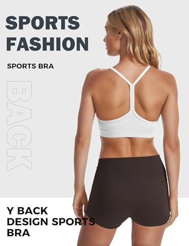 Image of Buauty Sports Bra for Women, Y Back Light Support Workout Bra with Removable Pads for Yoga Pilates Gym