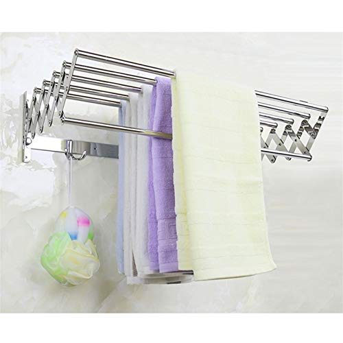 Rack de serviette mural haut de gamme en acier inoxydable durable - 4