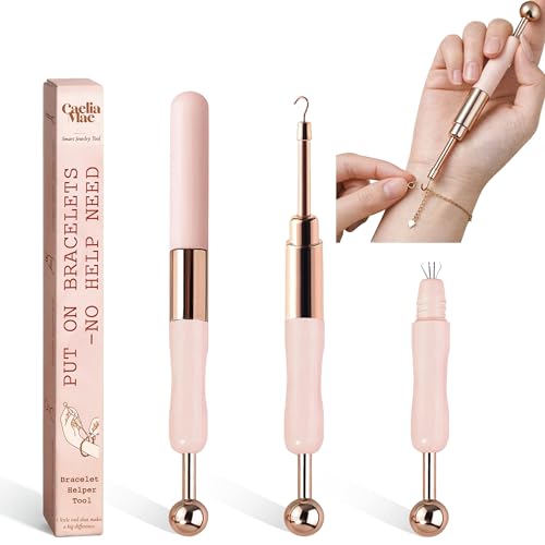 Caelia Mae Helper to Put on Yourself Clasp & Fastener Buddy Jewelry Tool for Bracelet Wearing Ease