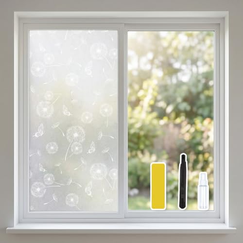 Vinilo decorativo con diseño Dandelion Butterfly 44.45x200 cm miniatura 1