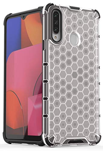 Image of Glasgow | for Samsung Galaxy A20s Honeycomb Dual Layer Hard Back Bumper Case Cover for Samsung Galaxy A20s - Black