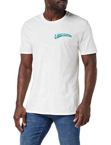 dc comics Superman Save The World T-Shirt, Blanc, L Homme