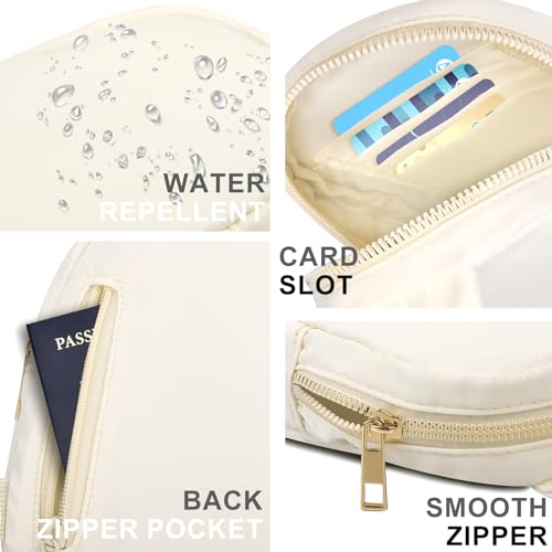 Image of VOROLO Small Sling Bag For Men and Women,Crossbody Bags For Women with Ajustable Strap Trendy Cross body Bag Beige