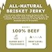 Bulk Beef Jerky - Brisket Jerky - Soft and Tender - All Natural - Beef Jerky Snack Packs - Perfect Beef Jerky Bulk Option for Protein-Packed Snacking - Brisket Meat - Teriyaki 2.25 Ounce (Pack of 1)