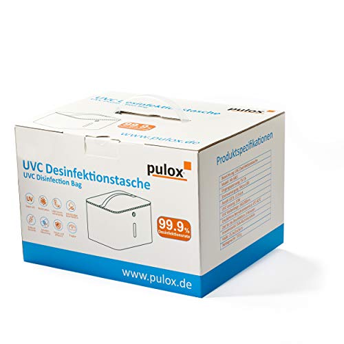 Pulox UVC Desinfektionstasche - Tragbarer UV-Sterilisator für schnelle und einfache Sterilisation bis zu 99,9% in nur 3 Minuten – Bild 8