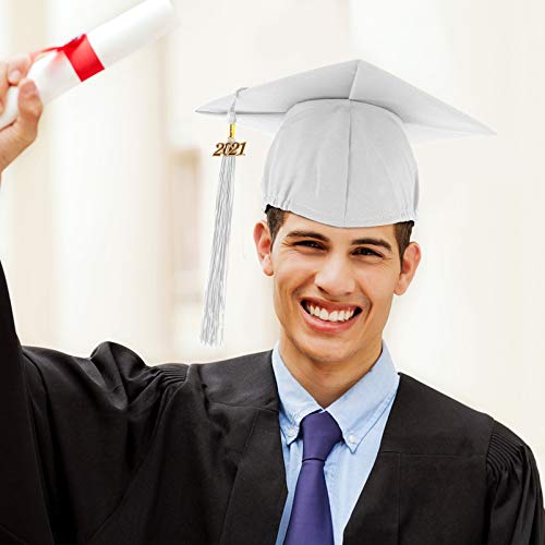 ABOOFAN Unisex Adulto da Graduação Fosco Com 2021 Ano Charme Borla