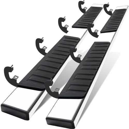 COMNOVA 6 Inches Running Boards& Steps Nerf Bars Compatible with ...