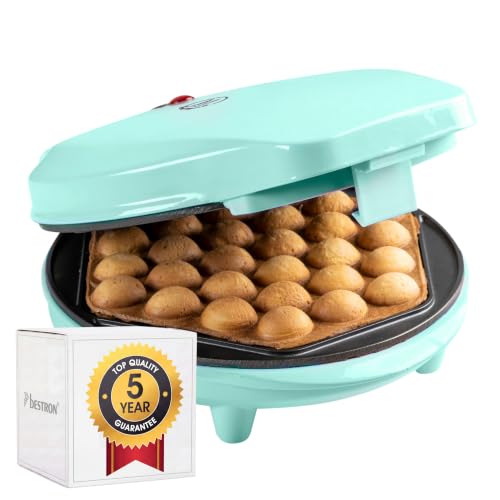 Bestron Bubble-Waffeleisen, Waffelmaker für Bubble Waffeln zum...