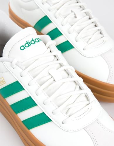 adidas VL Court Bold Womens Platform Shoes, White/Green, 74