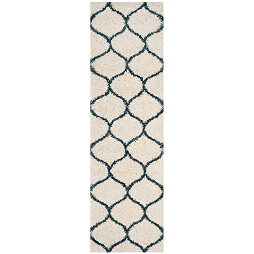 image for Safavieh Hudson Shag Collection SGH280T Moroccan Ogee 2-inch Thick Run