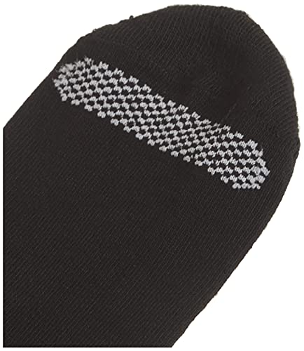 Hanes Womens Cool Comfort Toe Support Ankle Socks, 6-Pair Pack Casual Sock, Black/White Vent, 12-Aug Us #TOP2
