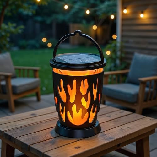 Linternas solares exterior para iluminar patios oscuros sin cables 2