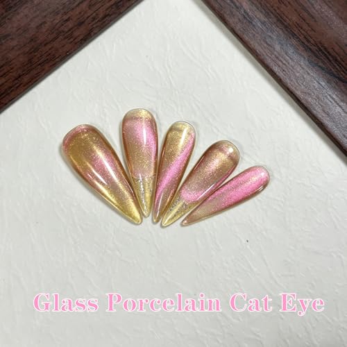 Esmalte Gel Magnético Ojos de Gato 15ML Gold Rose miniatura 4