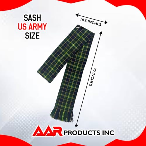 Image of AAR Womens Tartan Clan Sashes Ladies Brooch Scottish Highland - 90 x 10.5 Inches