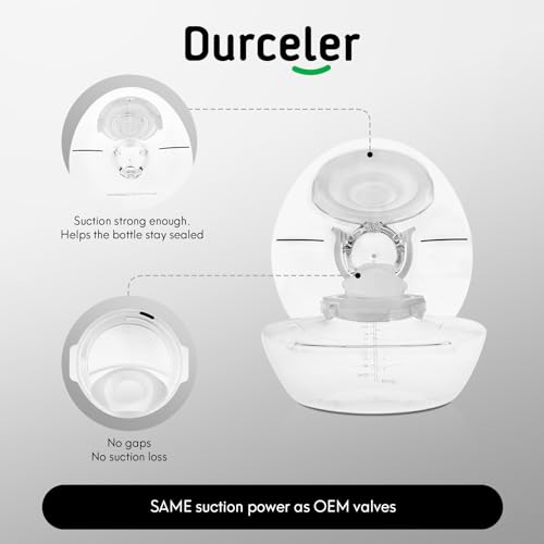 Repuestos 6 Válvulas Duckbill y 4 Membranas de Silicona compatibles con Extractor Elvie miniatura 6