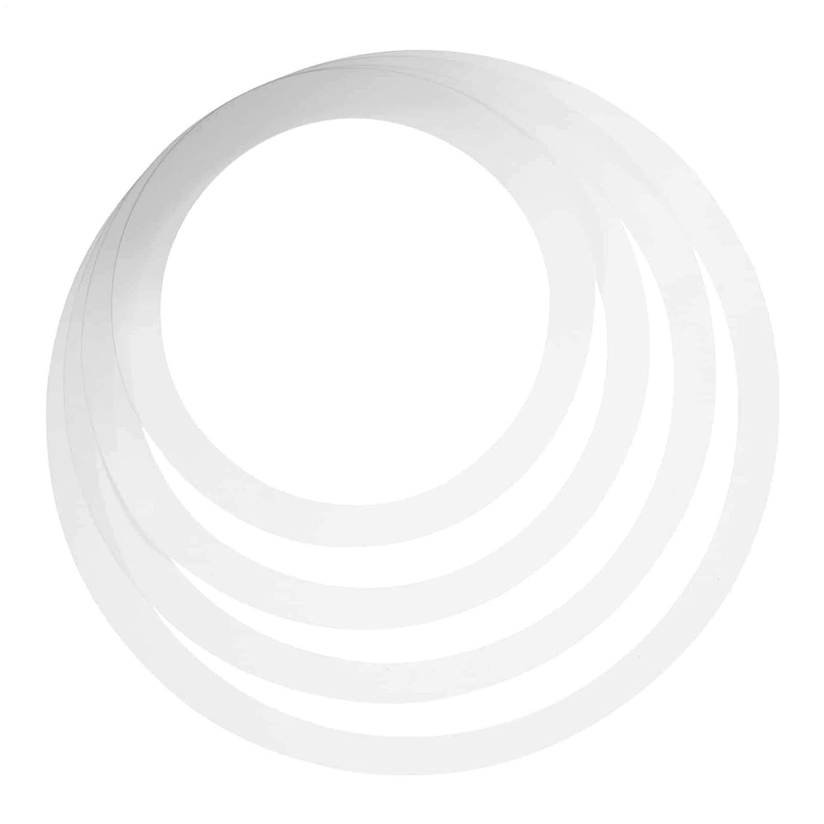 Drum Tone Control Ringe – 4er Set Dämpfungsringe 10/12/14/16 Zoll | Muffler Für Snare & Tom Trommeln | Percussion Zubehör Zur Obertöne Reduzierung & Klangkontrolle