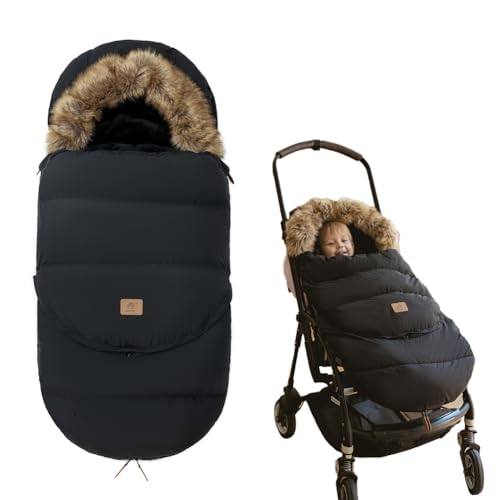 Fairy Baby Winter Cold Universal Stroller Bunting Bag For Baby Toddler-Waterproof Windproof Detachable Stroller Footmuff cover