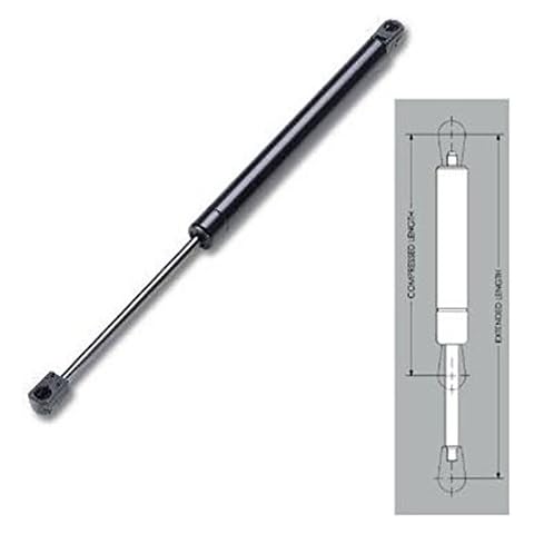 Suspa C16-02648 C1602648 17" Gas Prop, Quantity (2), Force is 35 Lbs Per Prop, Force Per Set is 70 Lbs, Camper Rear Window, Tonneau Cover Lift Supports, Window Lift Support, Struts, Made in USA Cover
