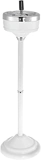 High-Grade Ashtray Outdoor Floor Standing Ashtray, Floor Standing Ash Tray, Floor Stand Vertical Rotating Ashtray for Shopping Mall, Hotel, Park, Airport/Black/16.5 * 16.,White-16.5 * 16.5 * 79.5Cm