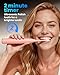 Onlyone Ultrasonic Electric Toothbrush for Adults, Rechargeable Electric Toothbrush Toothbrush with 8 Brush Heads, Travel Case, Charging Base & Wireless Charging - 5 Modes with Smart Timer