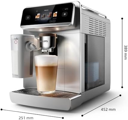 PHILIPS Café Aromis Full Automatic Espresso Machine – BrewExtract Technology, LatteGo Pro, 50+ Hot & Cold Drinks, with easy cleaning, intuitive display and Barista assistant (EP8757/20) — view 8