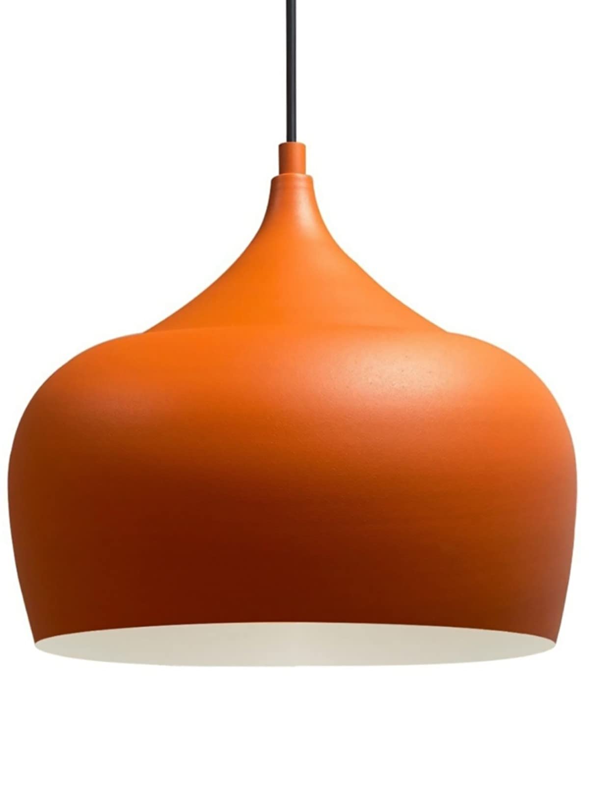 bamyum Plafoniera Arancia Lampada a Sospensione I Kreis I Diametro 30 cm Lampada da Salotte E27 Industriale in Metallo in Vintage